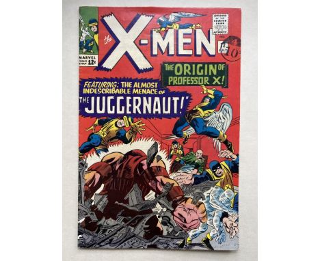 UNCANNY X-MEN #12 - (1965 - MARVEL Cents Copy with Pence Stamp) - Origin of Professor X + Origin and first appearance of Jugg