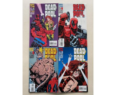 DEADPOOL #1, 2, 3, 4 (4 in Lot) - (1994 - MARVEL CENTS Copy) - Second Deadpool solo title + First appearance Dr. Killebrew, t
