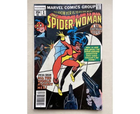 SPIDER-WOMAN #1 - (1978 - MARVEL CENTS Copy) - 'New' origin of Spider-Woman (mask is altered from her first appearance) - Joe