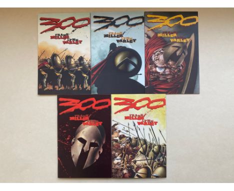300 #1, 2, 3, 4, 5 (5 in Lot) - (1998 - DARK HORSE - Direct Sales Copy) - Frank Miller story, cover and art - Wraparound cove