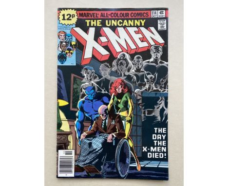 UNCANNY X-MEN #114 - (1978 - MARVEL Pence Copy) - First use of ""Uncanny"" in the title + Sauron appearance - John Byrne cove