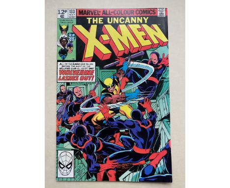 UNCANNY X-MEN #133 - (1980 - MARVEL Pence Copy) - The very first solo Wolverine cover + Hellfire Club (Sebastian Shaw, Harry 