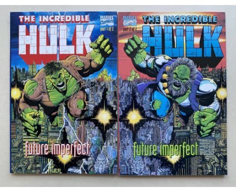 HULK: FUTURE IMPERFECT #1 &amp; 2 (2 in Lot) - (1993 - MARVEL CENTS Copy) - First Maestro - First Prints &amp; Unread - Cards