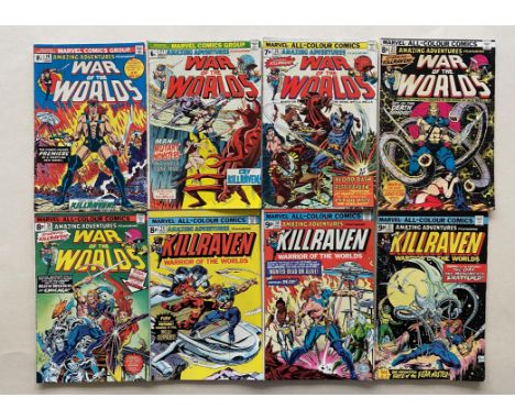 AMAZING ADVENTURES: WAR OF THE WORLDS #18, 21, 26, 27, 28, 29, 30, 31, 32, 33, 34, 35, 36, 37, 38 (15 in Lot) - (1973/76 - MA