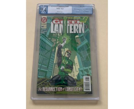 GREEN LANTERN #48 (1994 - DC) Graded PGX 9.4 (Cents Copy) - First appearance of Kyle Rayner (who will become Green Lantern in