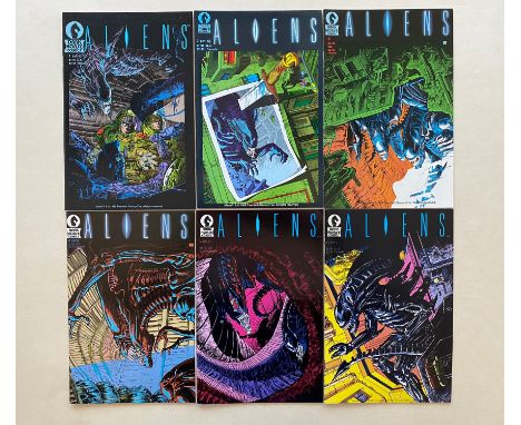 ALIENS #1, 2, 3, 4, 5, 6 (6 in Lot) - (1988/89 - DARK HORSE CENTS Copy) - Complete 6 issue limited series run - ALL First Pri