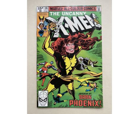 UNCANNY X-MEN #135 - (1980 - MARVEL Pence Copy) - Second appearance Dark Phoenix + First appearance of Senator Robert Kelly +