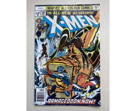 UNCANNY X-MEN #108 - (1977 - MARVEL Pence Copy) - Starjammers appearance + Corsair revealed to be the father of Cyclops and H