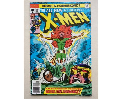 UNCANNY X-MEN #101 - (1976 - MARVEL - Pence Copy) - The origin and first appearance of Phoenix (Jean Grey) - Black Tom Cassid