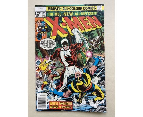 UNCANNY X-MEN #109 - (1978 - MARVEL Pence Copy) - First appearance of Vindicator (aka Guardian, called Weapon Alpha here - Al
