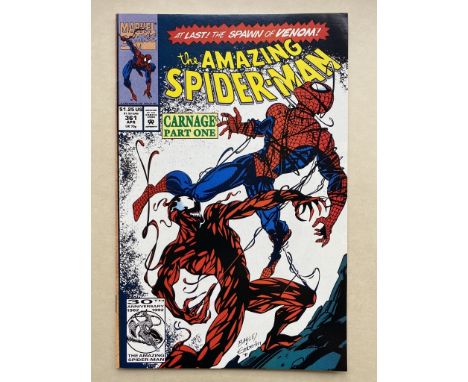 AMAZING SPIDER-MAN #361 - (1992 - MARVEL Cents/Pence Copy) - First full appearance of Carnage (Cletus Kasady), who will appea