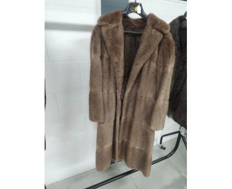 Vintage full length fur coat, good condition, soft and supple. Medium size.