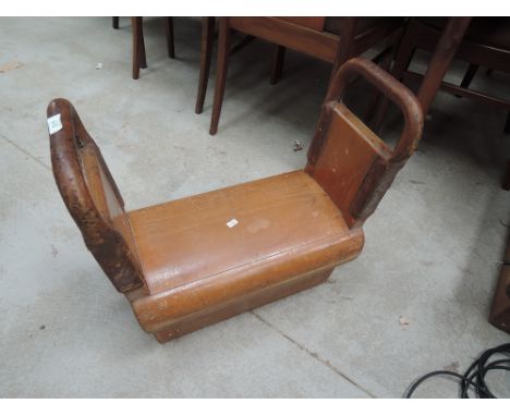 A vintage pommel horse