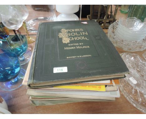 A selection of piano and similar sheet music including Jazz interestCONDITION REPORT - VIOLIN FLUTE CLARINET AND PIANO MUSIC