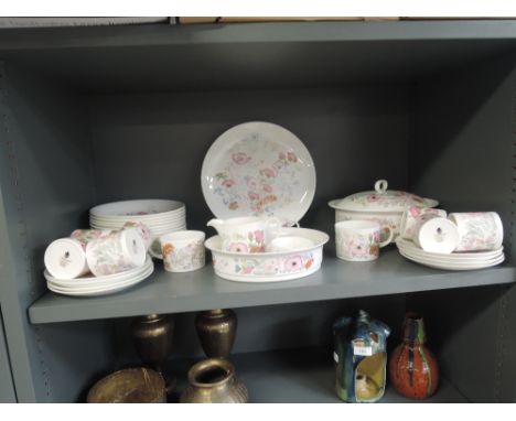 a part tea service by Wedgwood in the Meadow Sweet design