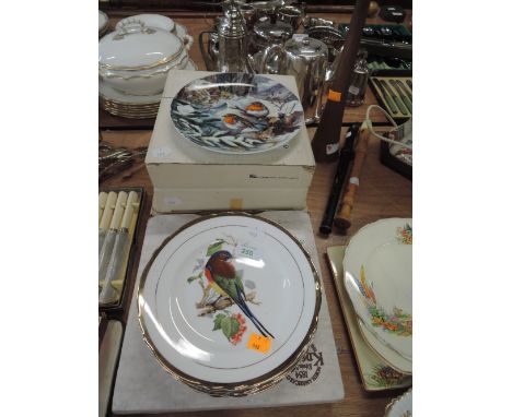 A selection of ceramic display plates