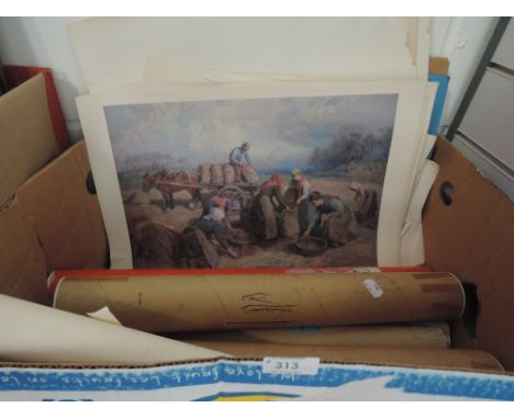 A selection of posters and prints