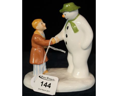 First edition bone china 'The Snowman - How do you do?', Coalport Characters, with box, number 8.   CONDITION REPORT:  Good o