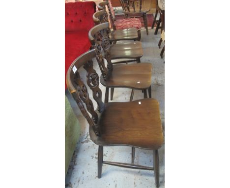 Set of four Ercol kitchen chairs. (4)