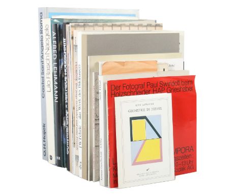 Konvolut Kunstbücher24-tlg. u.a. Döbele, Adolf Hölzel, 1992; Mayer, Tagröte - Der junge Grieshaber, 1998; Graf, Der neue Holz