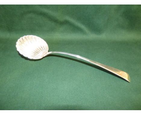 Hallmarked silver punch ladle, 5ozt