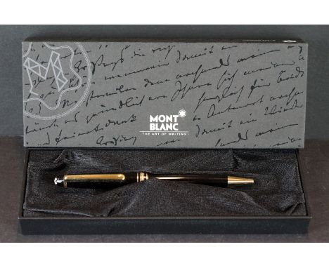 A cased MONTBLANC Meisterstück Classique ballpoint pen in original case. 