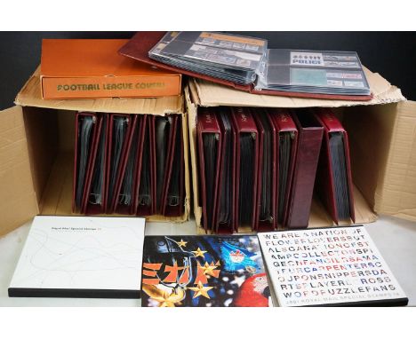 Stamps - a collection of mainly Royal Mail first day covers and presentation packs in albums, together with a quantity of emp
