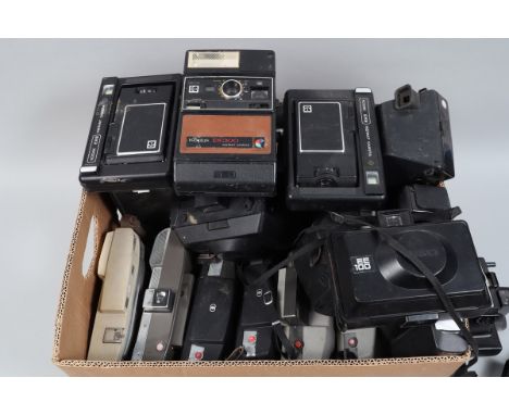 Various Instant Cameras, including a Polaroid 800, J66, 420, 250, 104, 103, 100 Land Cameras, Kodak EK4, EK8 (2), EK100, EK16