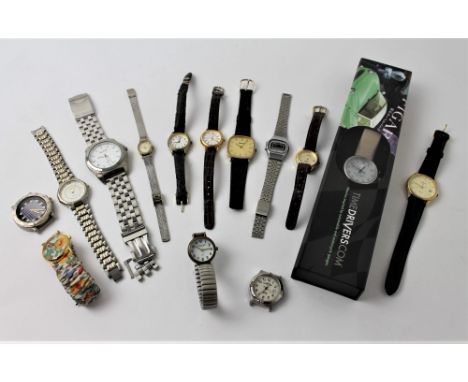 Collection of wristwatches, Accurist, Citron, Timex, Ingersoll, Sekonda etc