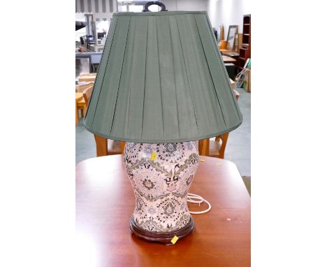Oriental style lamp, 80 cm high
