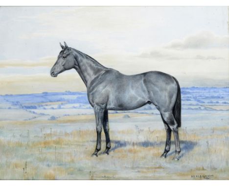 †DOROTHY MARGARET ALDERSON (1900-1992) AND ELIZABETH MARY ALDERSON (1900-1988) PORTRAITS OF RACEHORSES   BRED AND OWNED BY MR