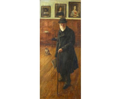 HENRY STRACHEY (1863-1940) PORTRAIT OF SIR EDWARD STRACHEY signed and dated April 19-28 1898, oil on canvas, 67 x 30cm ++The 