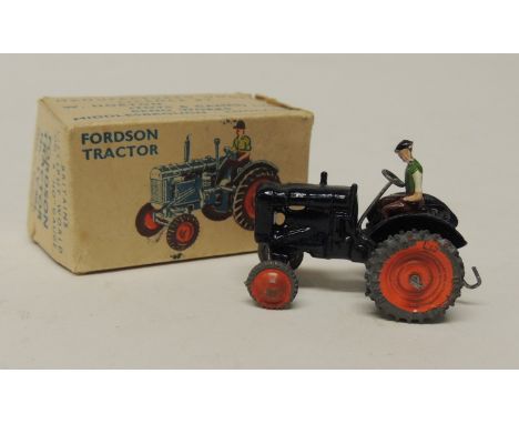 BRITAINS - Lilliput World Fordson Tractor with driver, LV/604, manufactured under licence by W Horton, in original box ++toy 