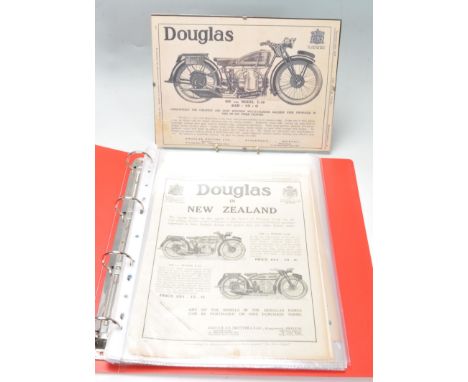 A large collection of early 20th century circa 1920’s automotive / automobile and &nbsp;motorcycle / motorbike advertising cu