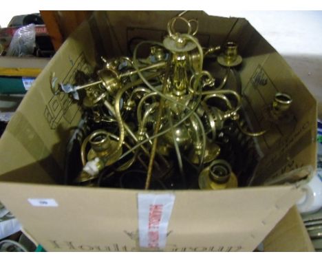A Large Box of Light Fittings.