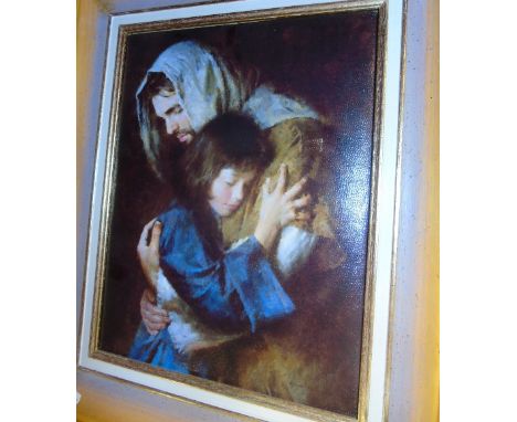 An Oleograph after Norman Weistling, The Promise. 34.5 x 26cm.