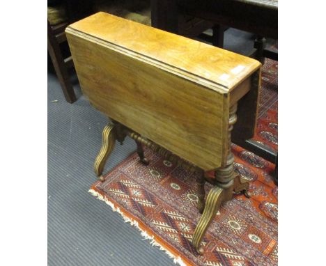 A Victorian walnut Sutherland table together with a, suitcase and a 20th century triptych dressing table mirror (3) Provenanc