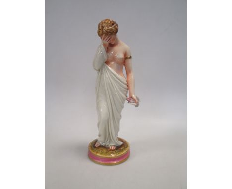 A Royal Worcester figure of a semi-naked girl  