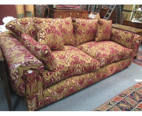 A large modern three-seater sofa, 240cm wide  