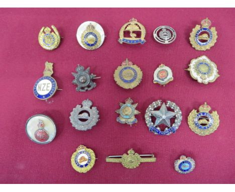 British Empire Engineer Regiments. WW1 Period and Later Regimental Sweetheart Brooches.  An interesting selection representin