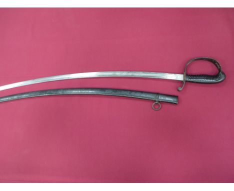 Imperial German OR's sabre .  A good example by Carl Eickhorn with 85 cm (approx) curved blade etched on both sides 'In True 