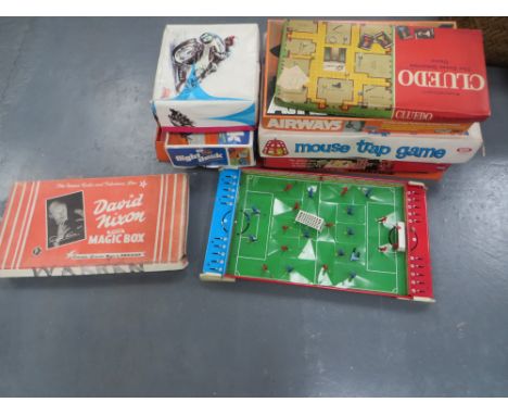 Vintage 1960's / 1970's Toy Games David Nixon Magic Box.  An interesting selection including' Mouse Trap. ... The Fastest Gun