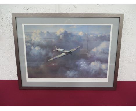 'Flight of Freedom' by Robert Cross Presentation Print to Wing Commander ÔBob' Doe. Battle of Britain Ace.   This print depic