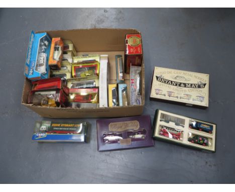 Good Selection of Model Cars  including 'Matchbox Models of Yesteryear'.  Selection of vans and cars including advertising fo