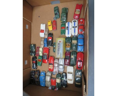 Selection of Various Model Jaguar Cars  various makes and scales including Lesney ... Tomica ... Corgi ... Husky ... Matchbox
