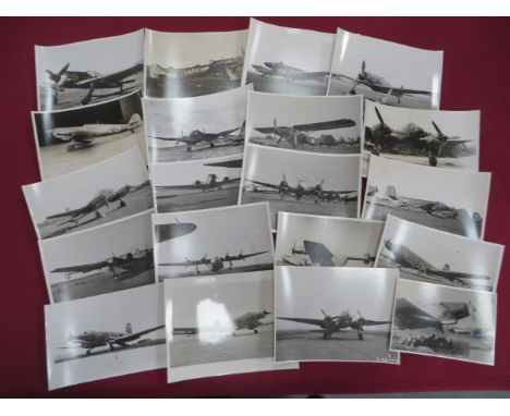WW2 Original RAF Air Ministry Photographs Circa 1945 of German  Aircraft. including Experimental Types.  A scarce and interes