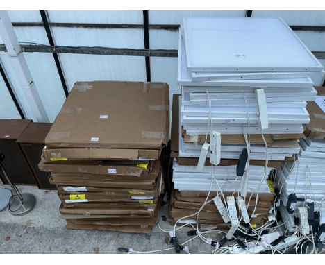 A LARGE QUANTITY OF CIELING TILE LIGHTS 