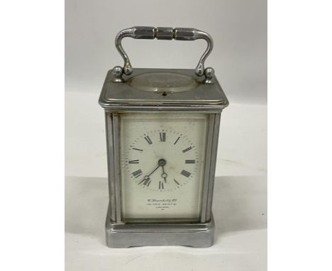 A W THORNHILL &amp; C, 144 NEW BOND STREET,  LONDON W CARRIAGE CLOCK 