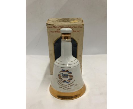 A BOXED 75CL BOTTLE - BELL'S SCOTCH WHISKY, BIRTH OF PRINCE WILLIAM OF WALES, 1982 