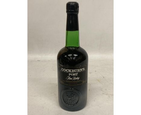 A 70CL BOTTLE - COCKBURN'S FINE RUBY PORT 